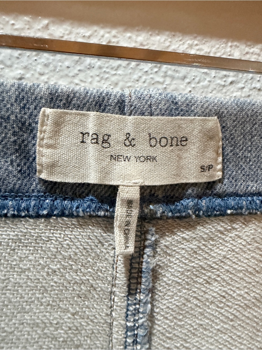 rag & bone - light wash denim jeans 40 inches long